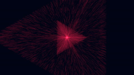 captivating red laser beam shooting from center