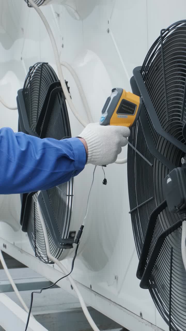 HVAC Maintenance with Infrared Thermometer