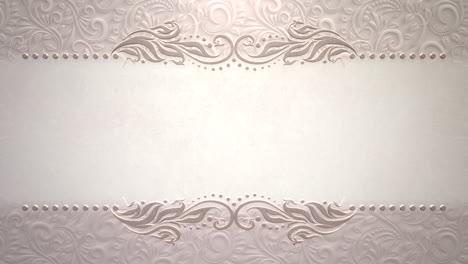 closeup vintage frame with flowers motion with wedding background 9