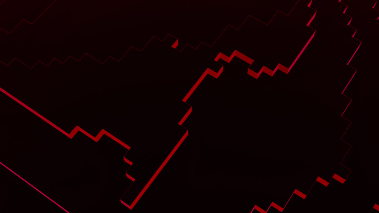 patrón geométrico rojo abstracto