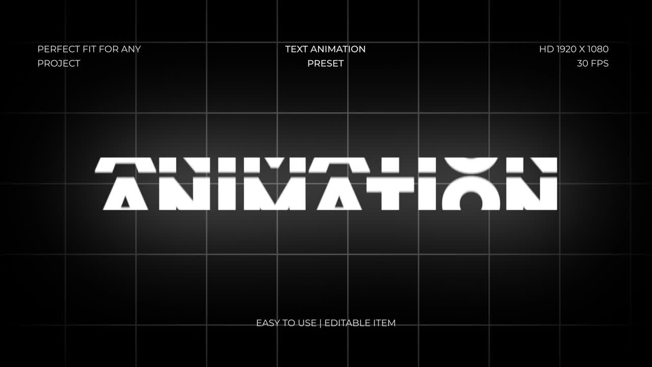 Dynamic Animated Text Effects with Glowing Neon Style