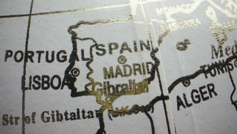 map of spain, portugal, and north africa