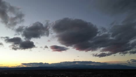 timelapse del atardecer en santa fe nuevo mexico