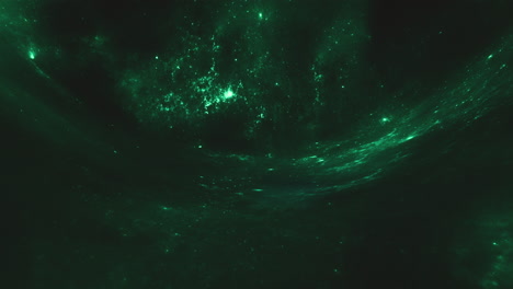 amethyst green giant wormhole curves the space around it