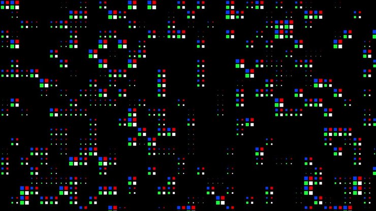 Sfondo a mosaico con animazione motion graphics
