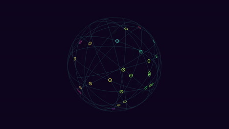 a network diagram showing interconnected circles representing nodes connected by lines to depict relationships. this visual aids in understanding the connectivity and relationships