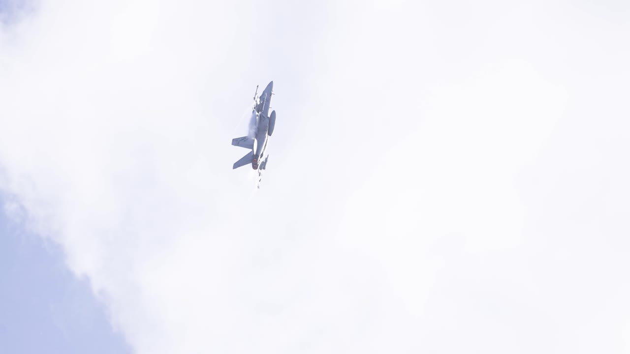 F-18 Fighter Jet in Flight