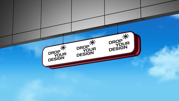 Sign board Mockup