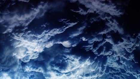 thunderstorms occur inside a thick, moving cumulus cloud