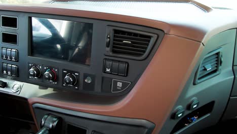 truck dashboard interior