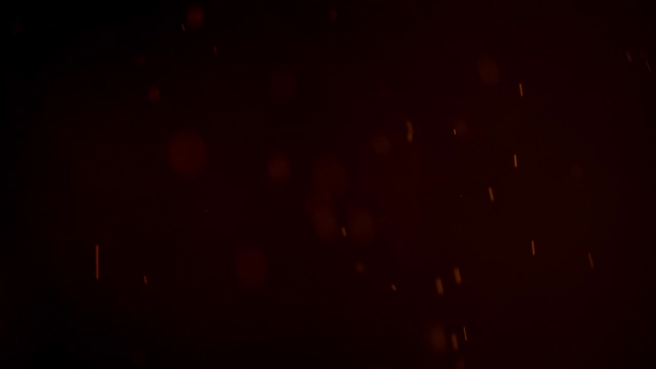 Sparkling magical dust particles