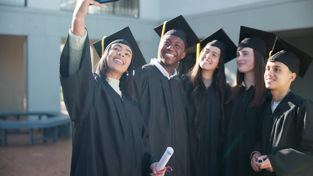 Graduation Selfie with Friends