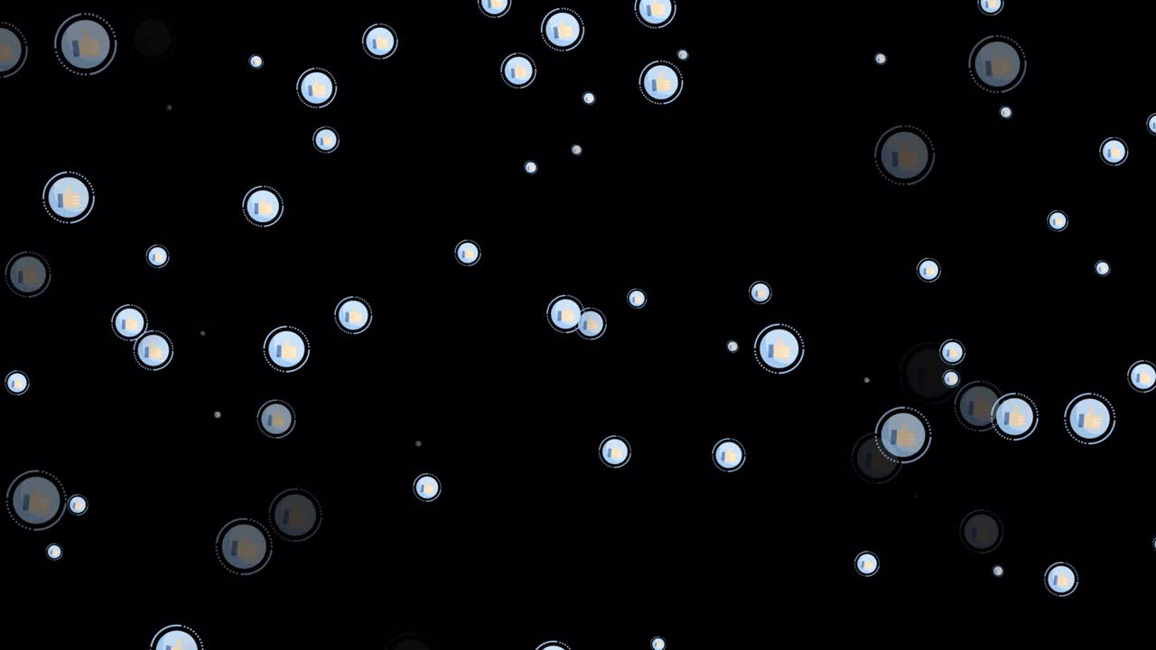 알파 채널 4k와 함께 루프 할 수 있는 아이콘 배경 애니메이션 모션