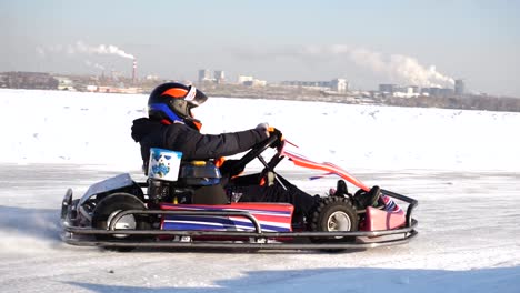 karting en el hielo