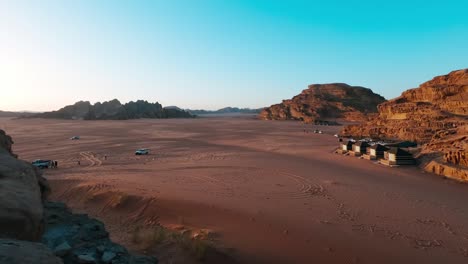 wadi rum jordan sunset time lapse