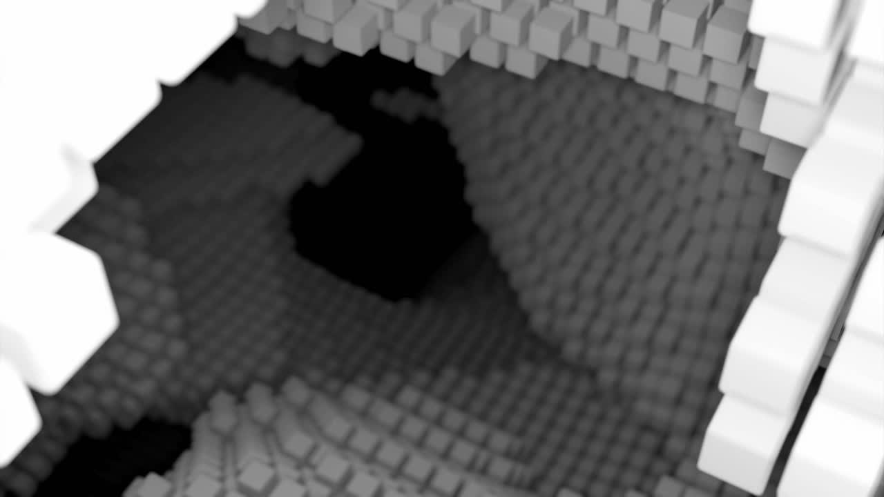 Abstract 3D Cube Pattern