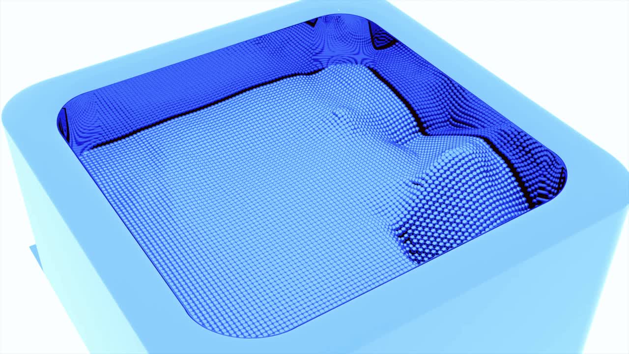 Sfondio geometrico blu astratto 3D