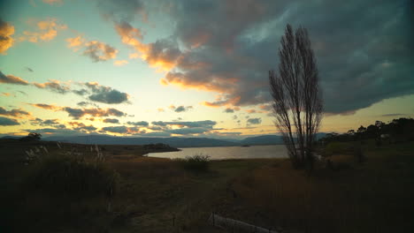 australia puesta de sol jindy jib tiro interior maravilloso lago australiano por taylor brant películas