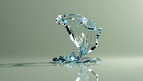 abstract water splash art