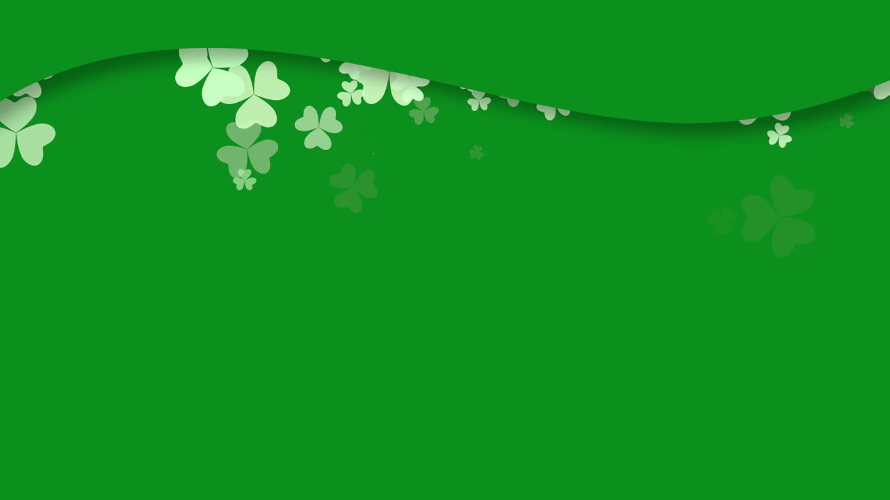 세인트 패트릭 데이 35와 모션 그린 토끼풀