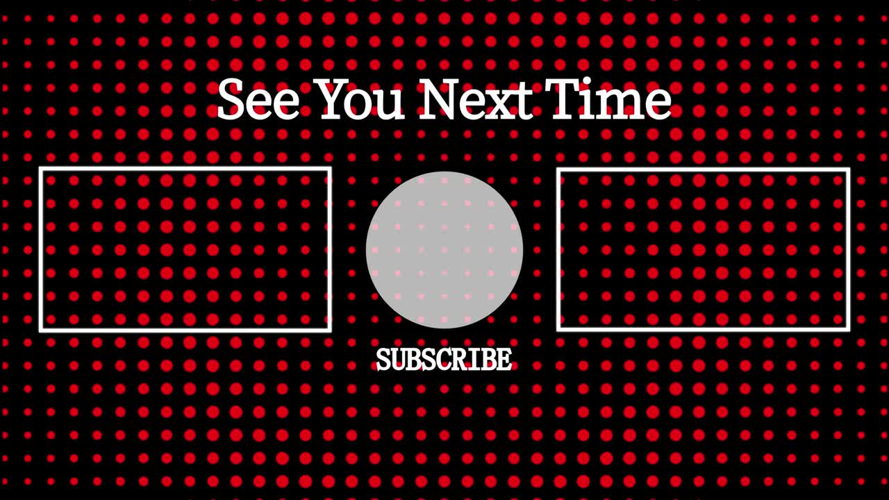 gráficos de movimiento de pantalla de extremo de la tarjeta de extremo de movimiento de onda circular de punto