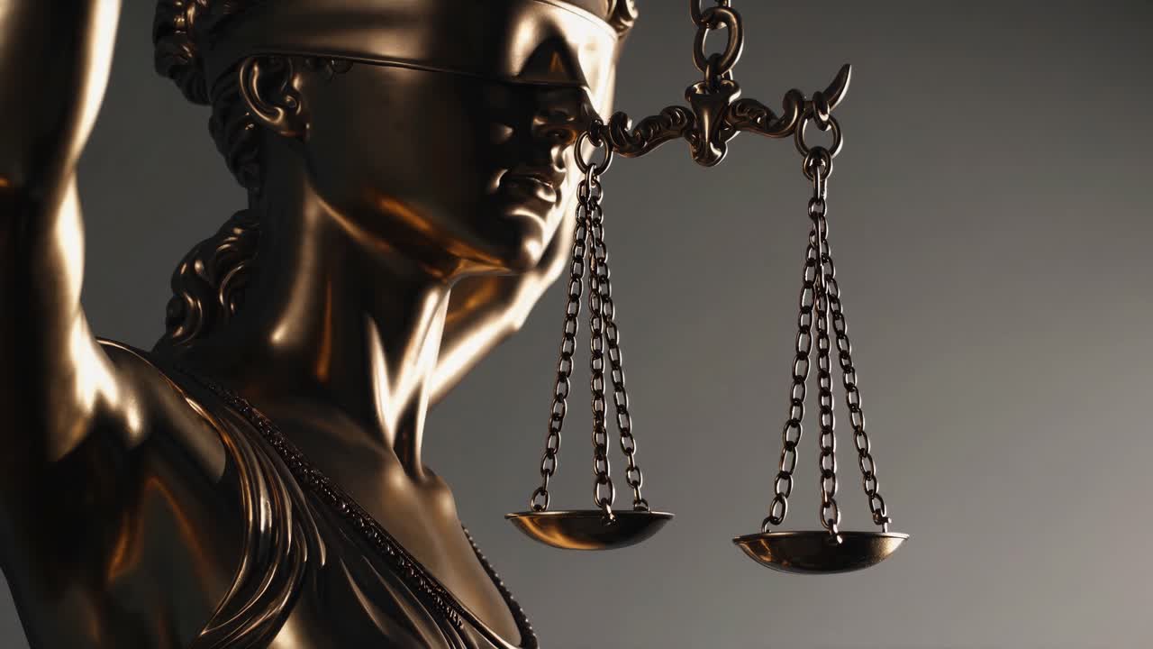 Lady Justice Statue with Scales