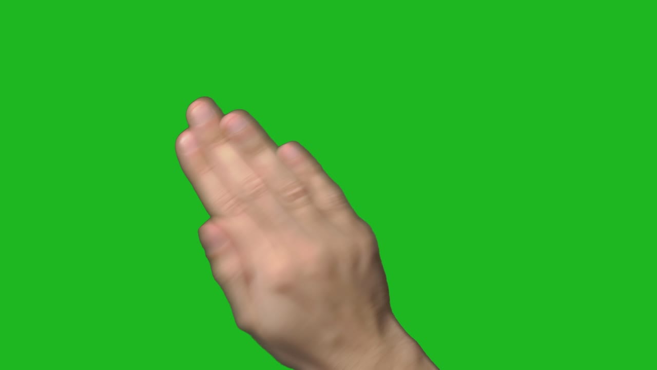 손을 흔들며 인사하거나 작별 인사를 한다.