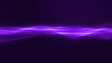 4k digital wireframe streak moving abstract background seamless loop - purple