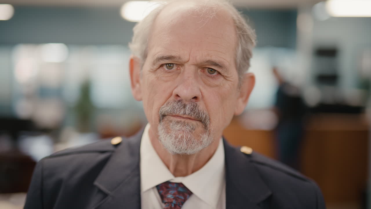 capitán de policía entrando en el foco en el bullpen