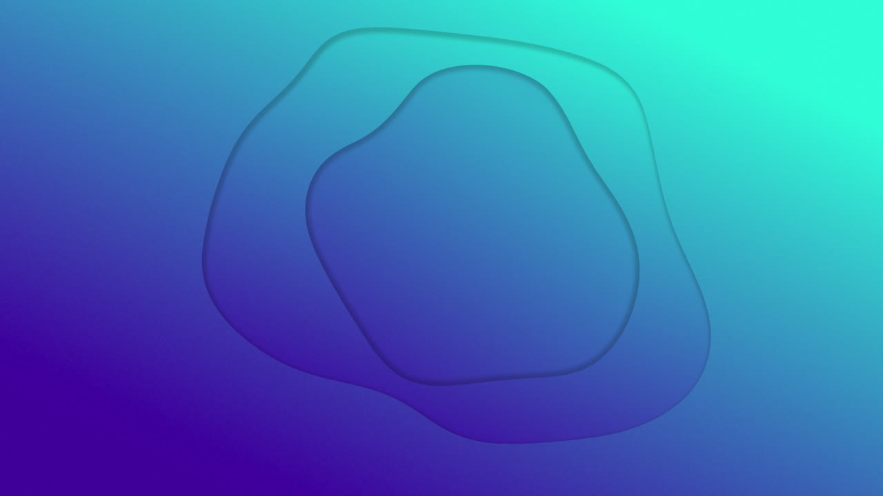 animación de líneas de gradiente azul ondulando en un bucle sin costuras