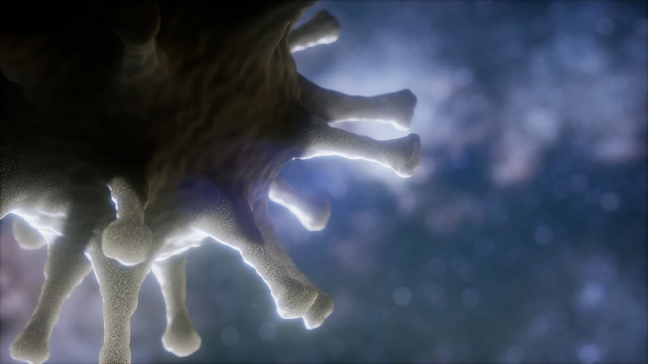 modelo macro de representación virtual del nuevo coronavirus covid-2019