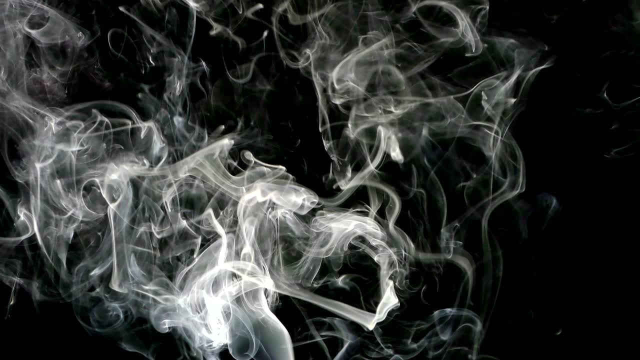 turbulencia de los elementos de humo de los fluidos abstractos