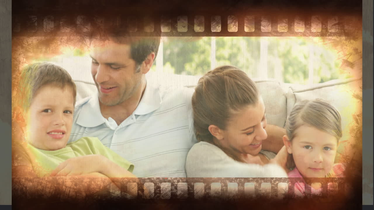 vieja cinta de película video