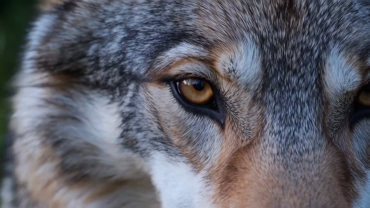Close-up of a Wolf's Face