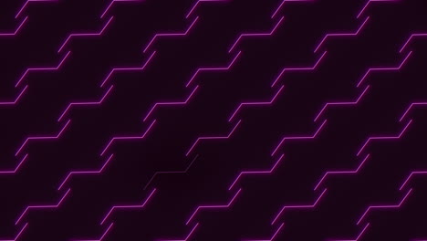 A-Neon-Purple-Zigzag-On-A-Black-Background