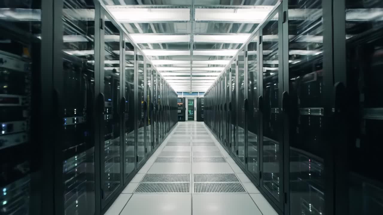 Exploring the Heart of a Data Center: A Glimpse into the Infrastructure that Powers Modern Technology and Connectivity in a High-Tech Environment