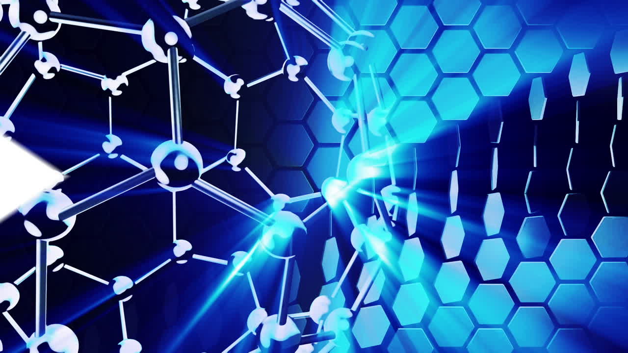 과학 배경을 가로지르는 화살표