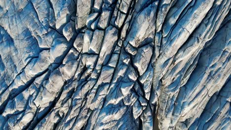 drone shot of glacier in iceland during winter in the morning9