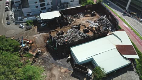 Aerial-top-down-view-of-the-iron-waste-facility-in-Hong-Kong