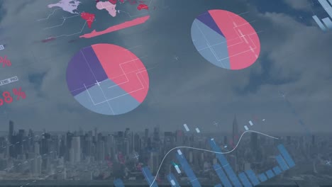 Animation-of-data-processing-over-cityscape