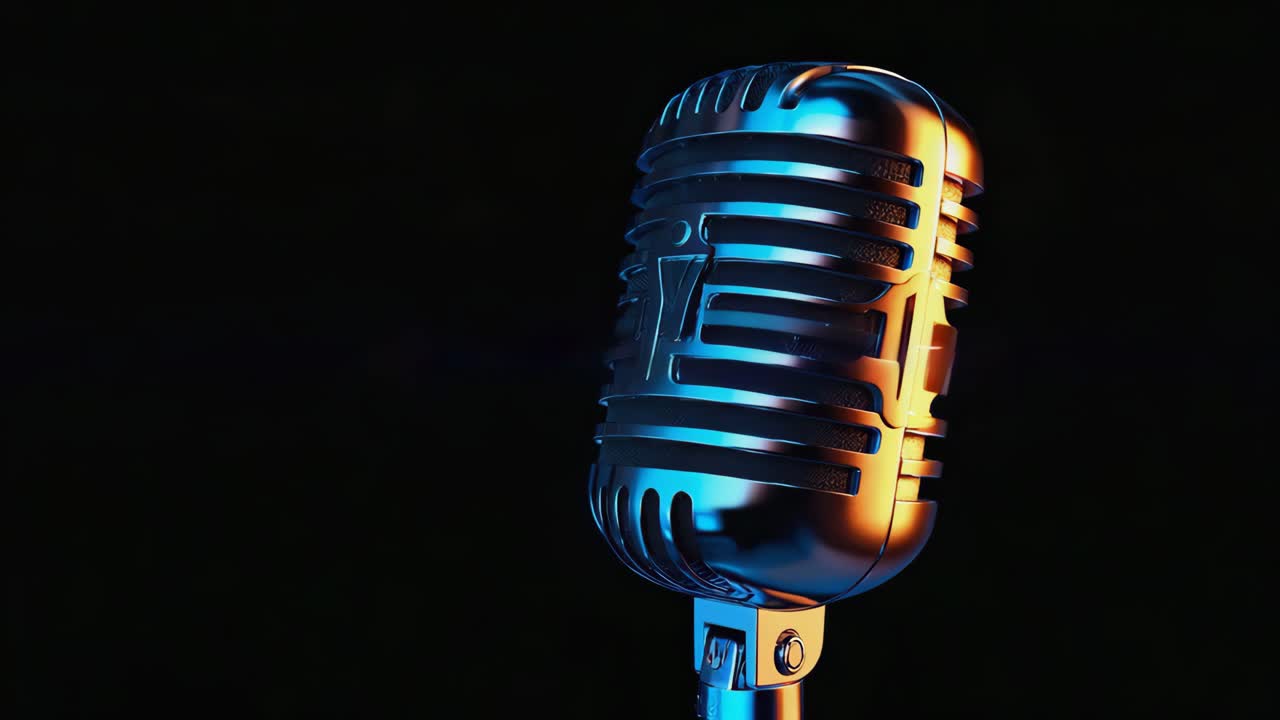 micrófono de época