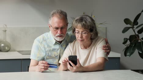 bonding husband wife on pension using cellphone and credit card