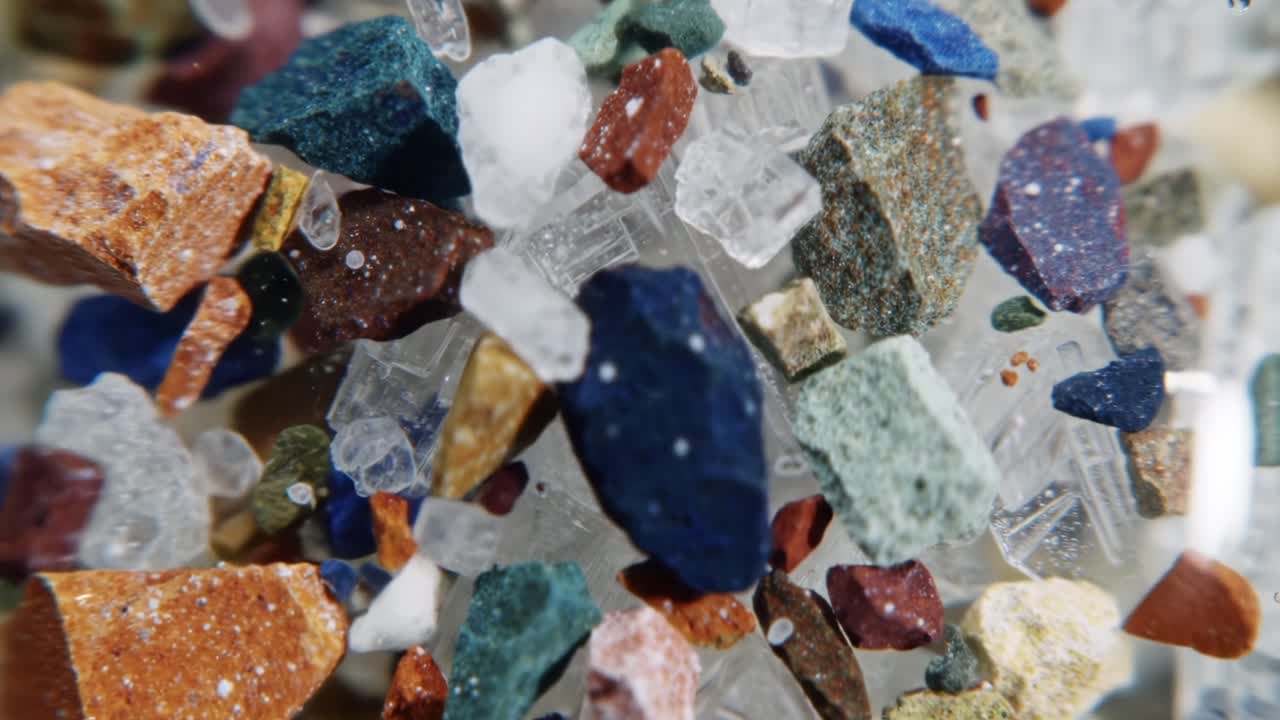 Exploring Colorful Stones and Minerals in Stunning Close-Up Detail