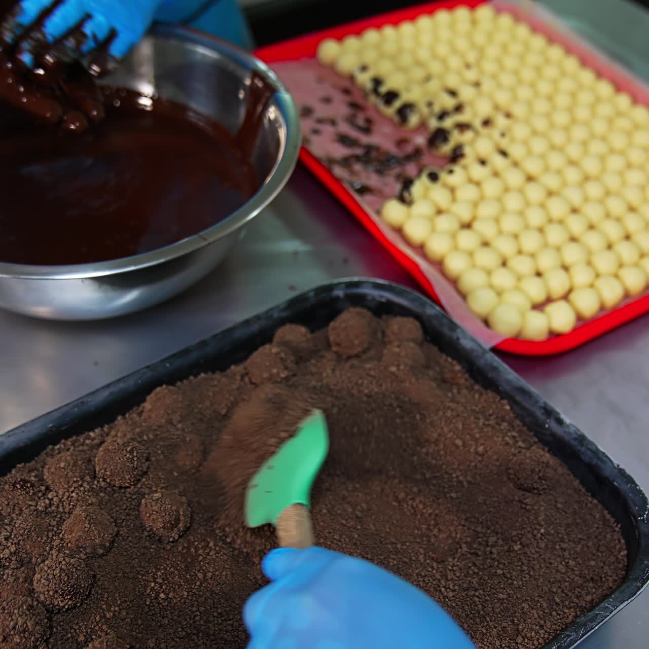 hacer trufas de chocolate