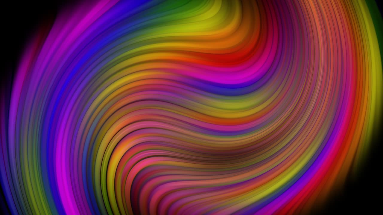 Smooth Colorful Design Background in Seamless Loop