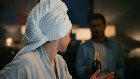 Nervous-woman-arguing-husband-night-flat-closeup.-Freelancer-trying-concentrate