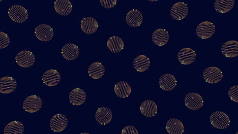 abstract circle pattern on dark background