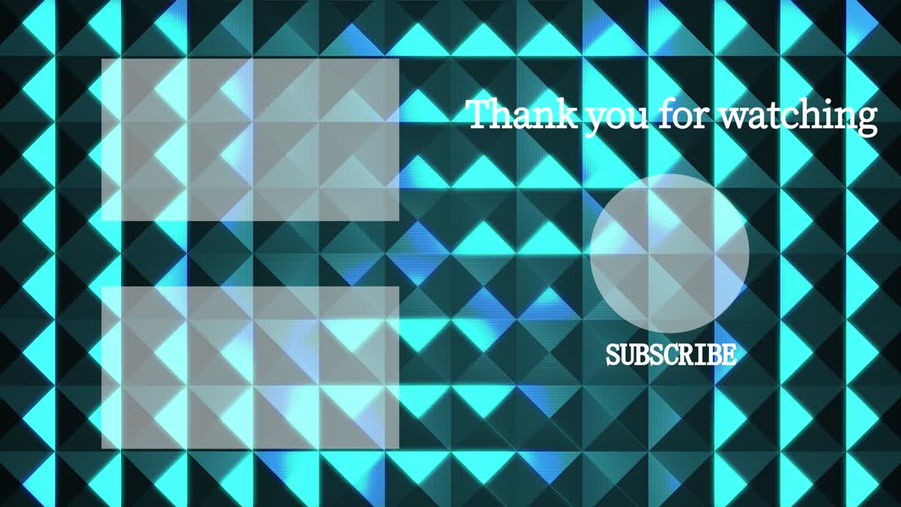 금속 반사 크리스탈 광채 엔드 카드 엔딩 스크린 모션 그래픽