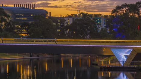 sunset timelapse in adelaide, sa, australia