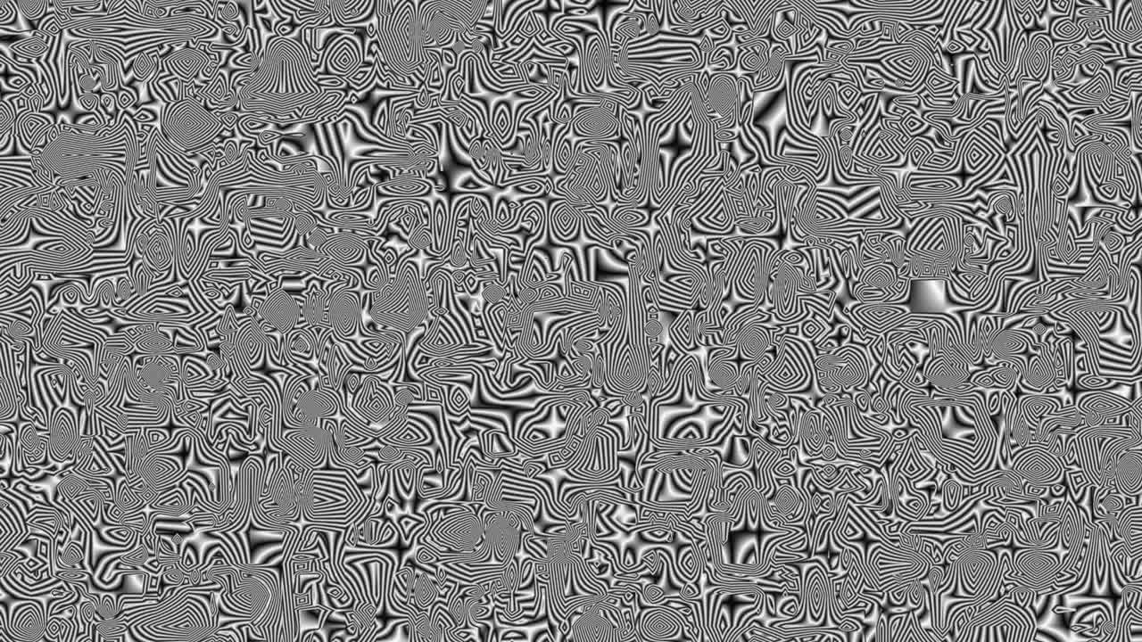 bloques cuadrados en movimiento, animación de la transformación de la superficie de fondo negro a blanco, bloques abstractos de fondo, miles de bloques moviéndose en un cuadrado, formas cuadradas que causan fatiga visual.